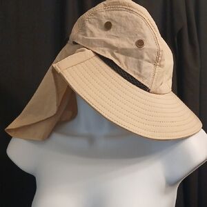 Beige Sun Protection Hat